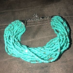 Chunky turquoise bracelet